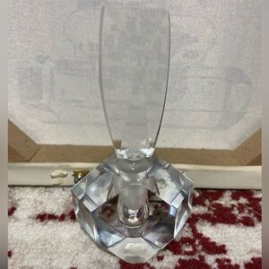 Japanese Hand Cut Glass Perfume Bottle by Lipper & Mann